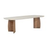 Large NO 912047 Nova dining table rectangular 250 Travertin 2 lg