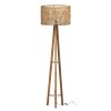 Large ML 833565 Porto Cristo floorlamp natural ML 396801 Es Cubells lampshade