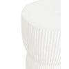 Large ML 462005 Fluted stool White 2