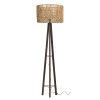 Large ML 833567 Porto Cristo floorlamp black ML 396801 Es Cubells lampshade