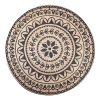 Koberec Jute round 220x220 cm - black