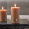 Rustic Candle honey 7 x 13