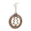 Vánoční ozdoba Rustic Rattan Christmas Tree Hanger