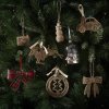 Ozdoba na stromček Rustic Rattan Christmas Tree Hanger