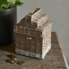 Kasička Rustic Rattan Happy Home
