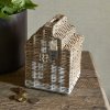 Kasička Rustic Rattan Happy Home