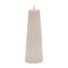 Sviečka Cone Ridged Candle rose 7x20