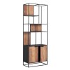 Knihovna Bookrack 2 doors, Cosmo TV Wall