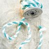 Dekorace Twisted Twine aqua