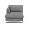 West Houston Chaise Longue Left, Washed Cotton