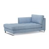 West Houston Chaise Longue Left, Washed Cotton
