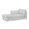 West Houston Chaise Longue Left, Washed Cotton