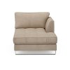 West Houston Chaise Longue Right, Washed Cotton
