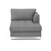 West Houston Chaise Longue Right, Washed Cotton