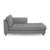 West Houston Chaise Longue Right, Washed Cotton