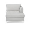 West Houston Chaise Longue Right, Washed Cotton