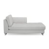 West Houston Chaise Longue Right, Washed Cotton