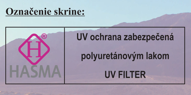 UV FILTER elektromerových rozvádzačov HASMA - zvýšená odolnosť proti UV žiareniu