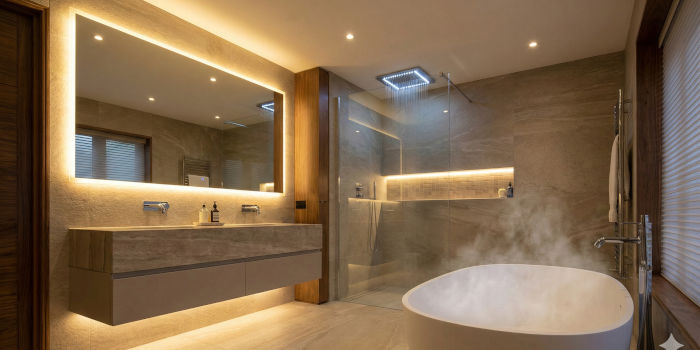 Osvetlenie kúpeľne a vlhkých priestorov