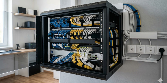 Štruktúrovaná kabeláž v byte, dome a kancelárii