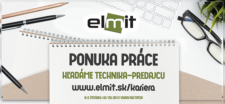 ELMIT: Hľadáme Technika - Predajcu