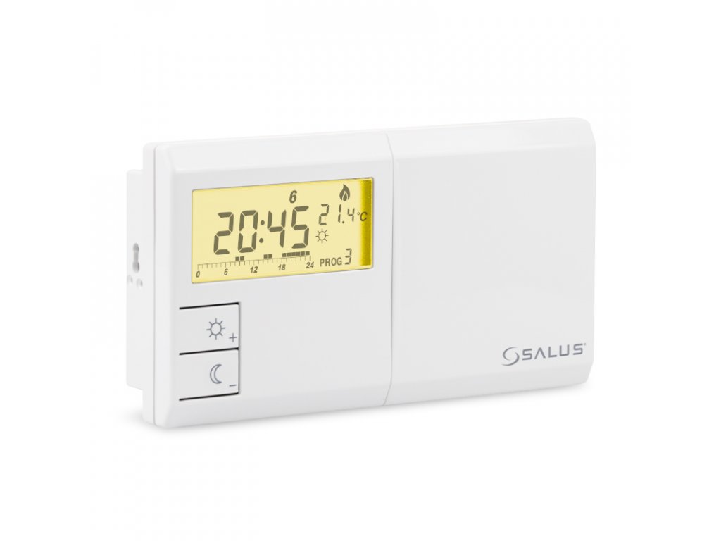 Týždenný programovateľný termostat, 0-230V, 0,2°C, 5A - SALUS 091FLv2