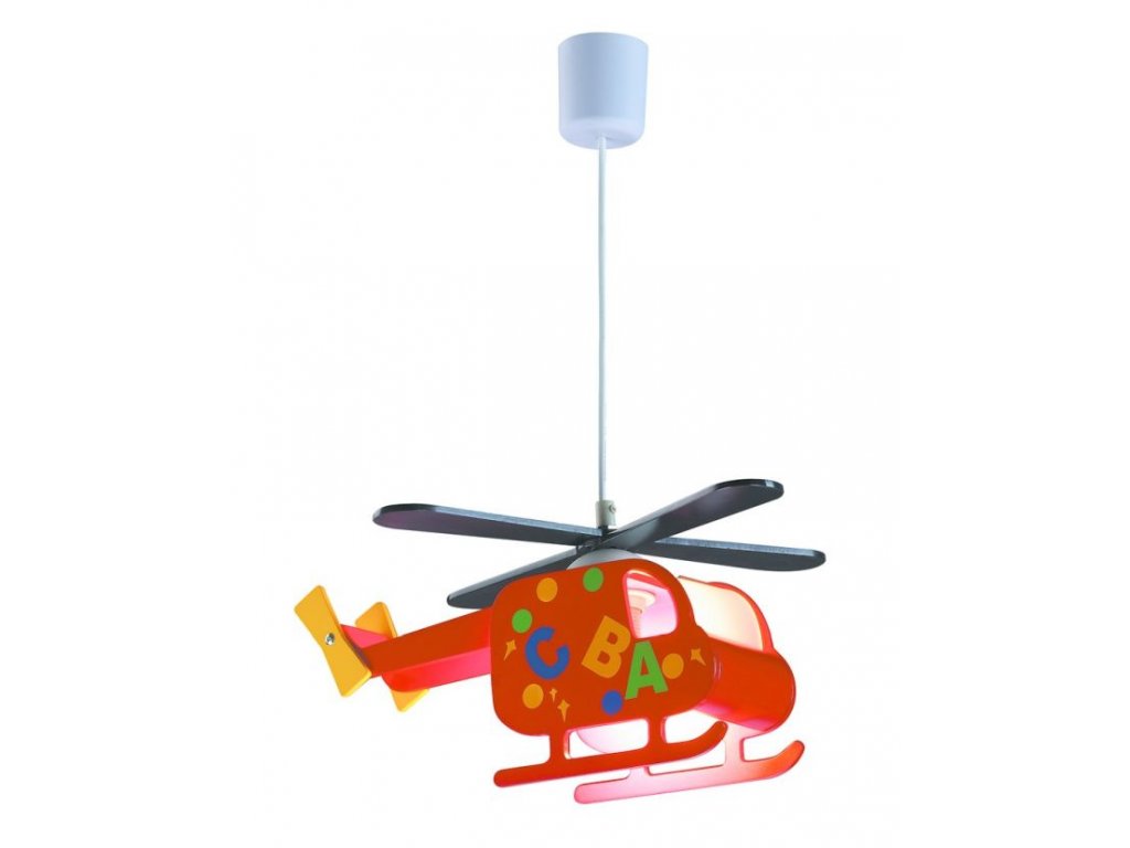Detské svietidlo Helicopter 4717 - E27 1x max. 40W - viacfarebná