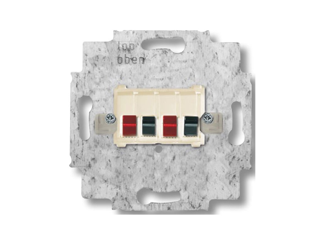 ABB - 0230-0-0402 - Zásuvka reproduktorová stereofónna