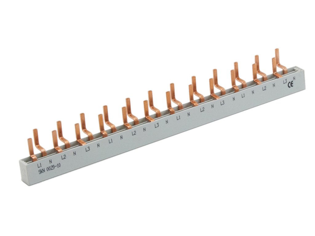 Lišta prepojovacia 10 mm2  63A SKN0029/10 3P - 002921154