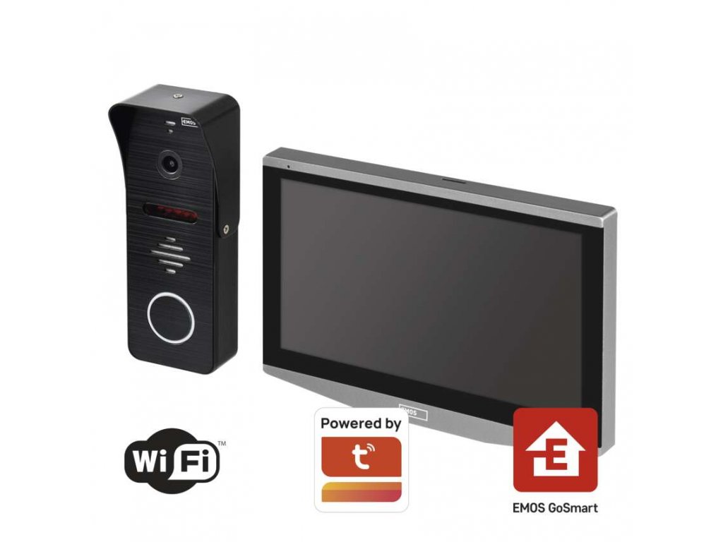 GoSmart Sada domáceho videovrátnika EMOS IP-700A s Wi-Fi - H4010