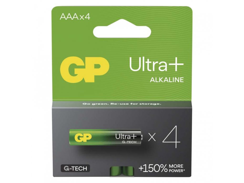 Alkalická batéria GP Ultra Plus LR03 (AAA) B03114