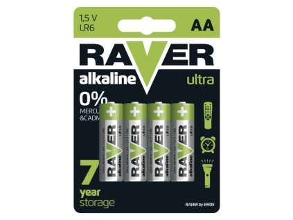 Alkalická batéria RAVER LR6 (AA) - B7921