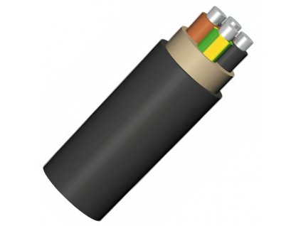 Kábel AYKY-J  4x25 RE - 0,6/1,0kV - PVC - cca 0,82 kg/m