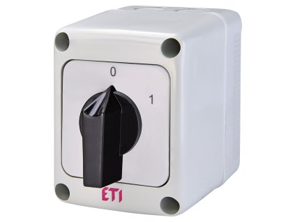 Vačkový spínač ETI CS 25 90 PN 1-pólový 25A v kryte IP65