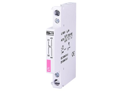 Pomocný kontakt ETI RN-11 1xNO 1xNC pre modulárne stýkače