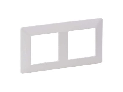 Legrand Valena Life 754002 dvojnásobný rámik pre vertikálnu a horizontálnu montáž biela