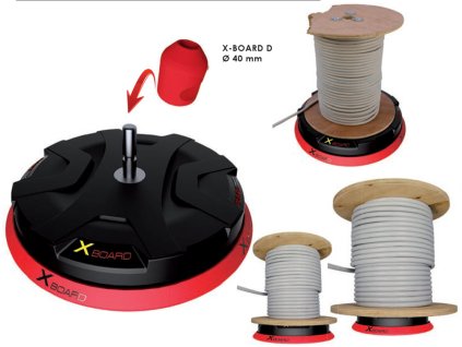 Profesionálny odvíjač káblov Runpotec X-BOARD XB 300 s nosnosťou 300 kg a kompaktnými rozm