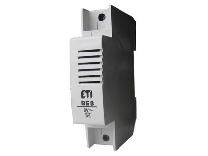 Modulový zvonček ETI ZE 8V na DIN lištu 8V AC