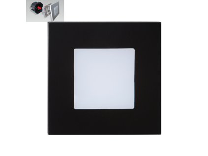 EMITHOR 48335 STEP LIGHT LED/1W,4000K, BLACK