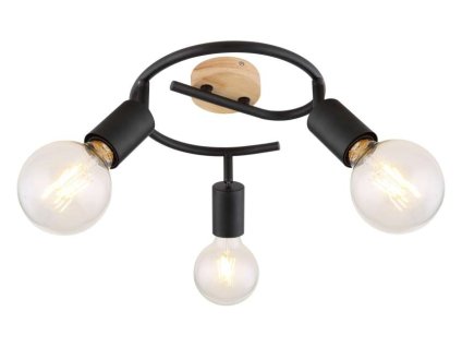 Bodové svietidlo Pablo 3978 E27 3x MAX 40 - matná čierna