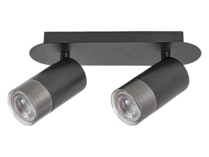 Nástenné svietidlo Zircon 5070 GU10 2X MAX 5 - matná čierna