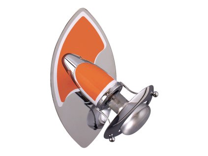 PREZENT 471 ZEUS 1xE14/R50/40W, CHROME/ORANGE