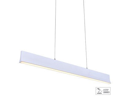 LUXERA 18414 OBLO LED/30W,4000K,MATT WHITE,PENDANT