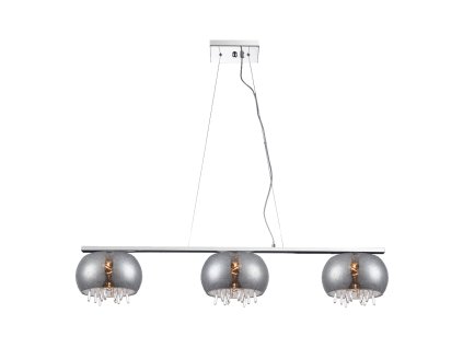 LUXERA 46092 ATMOSPHERA 3xG9 LED/7W, CHROME/SMOKY