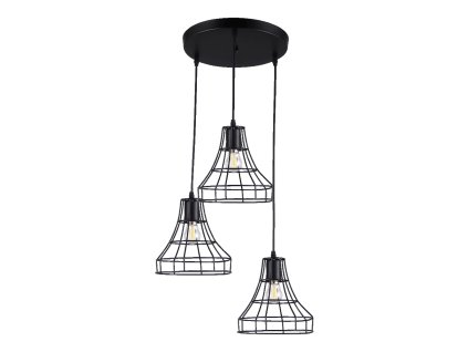 PREZENT 61453 RIANO 3xE27/60W, BLACK