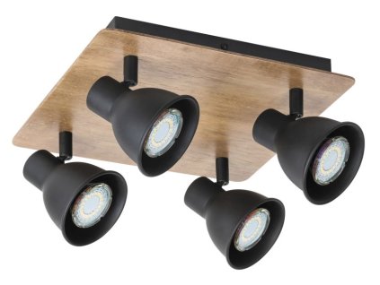 Bodové svietidlo Mac 5905 - GU10 4x max. 35W - čierna