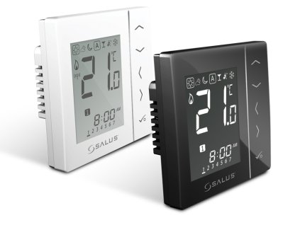 Týždenný programovateľný termostat 4v1 čierny - VS30B