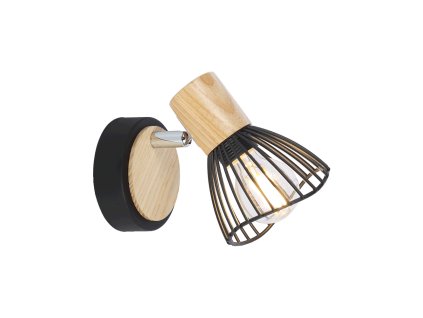 PREZENT 75555 PONY 1xE14/25W, BLACK/LW, WALL