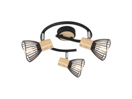 PREZENT 75557 PONY 3xE14/25W, BLACK/LW, CEILING