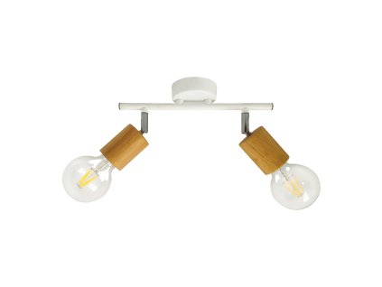 PREZENT 61214 VEDMA 2xE27/G80/40W,LIGHT WOOD,M.WHITE